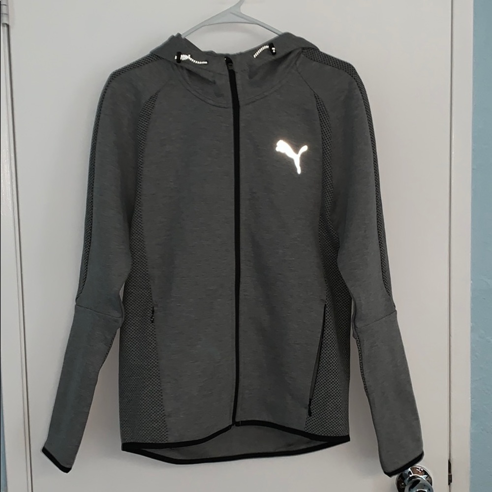 grey puma sweater